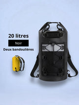Sac à dos étanche 10 à 40L, poche bungee