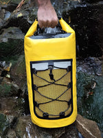 Sac à dos étanche 10 à 40L, poche bungee