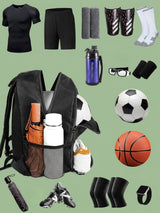 Sac à dos foot, poche bouteille et aération