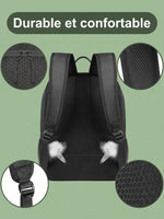 Sac à dos foot, poche bouteille et aération