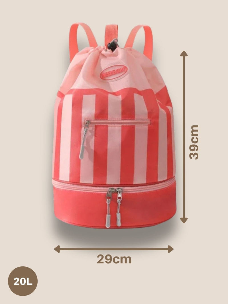 Sac à dos piscine enfant, sec/humide séparés