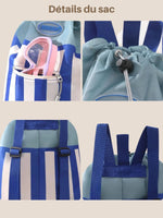 Sac à dos piscine enfant, sec/humide séparés