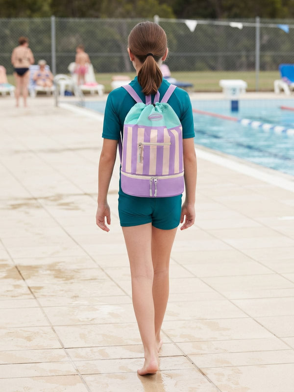 Sac à dos piscine enfant, sec/humide séparés