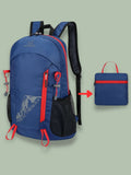 Sac à dos pliable 22L, fixation bâtons de randonnée