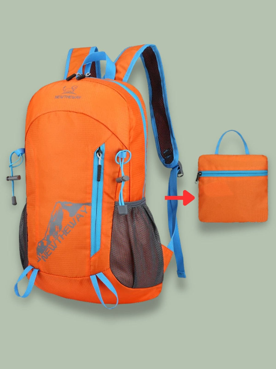 Sac à dos pliable 22L, fixation bâtons de randonnée