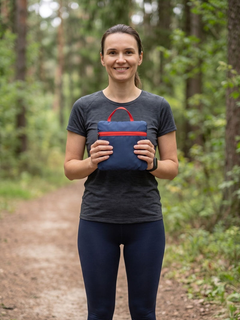Sac à dos pliable 22L, fixation bâtons de randonnée
