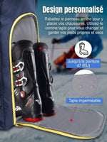 Sac à dos porte-ski 50L, sangles de fixation