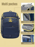 Sac à dos porte-ski 50L, sangles de fixation