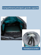 Sac à dos randonnée 70L avec housse de pluie incluse