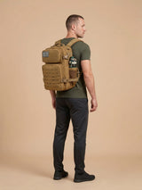 Sac à dos tactique 25L, système MOLLE et patch