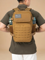 Sac à dos tactique 25L, système MOLLE et patch