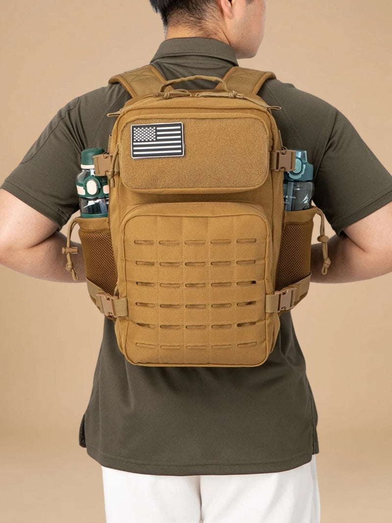 Sac à dos tactique 25L, système MOLLE et patch