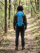 Sac à dos trek 60+5L, sifflet SOS et dos ventilé