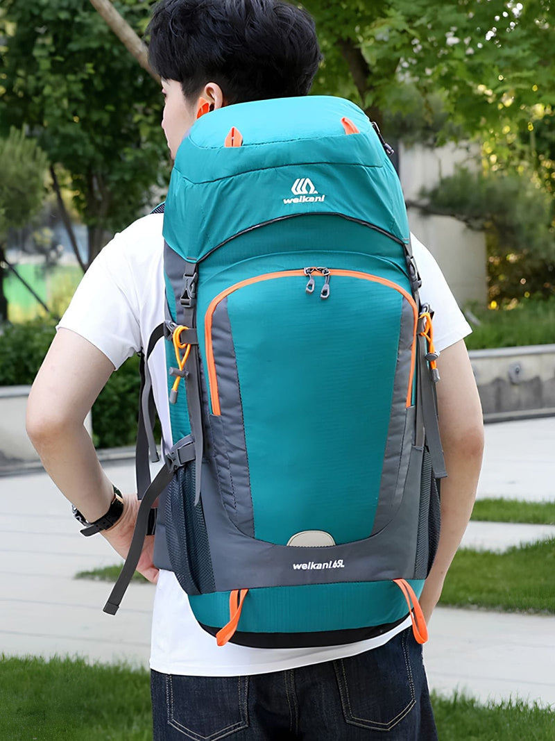 Sac à dos trekking 50+15L, housse de pluie incluse