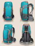 Sac à dos trekking 50+15L, housse de pluie incluse