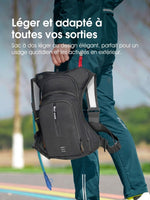 Sac à dos vélo 10L anti-rebond, poche à eau en option