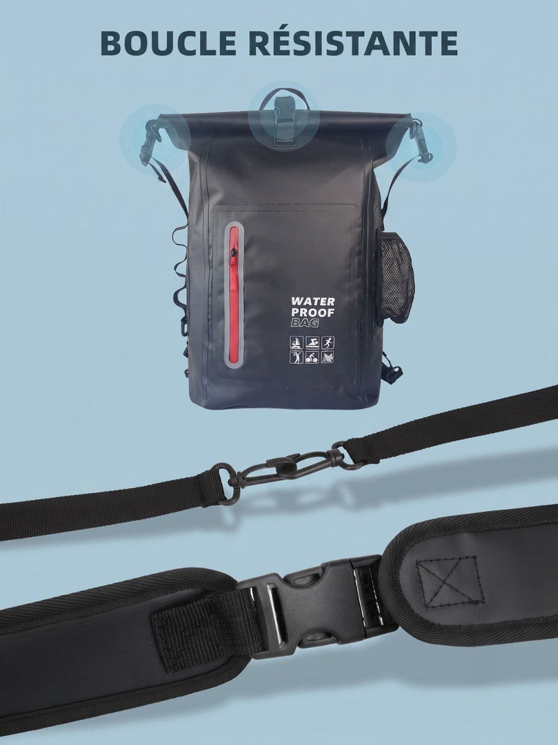Sac à dos waterproof 30L, poche frontale et MOLLE