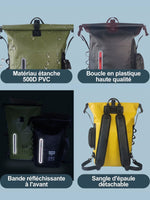 Sac à dos waterproof 30L, poche frontale et MOLLE