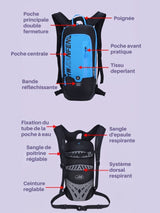 Sac à eau 6L compatible poche à eau, option réservoir