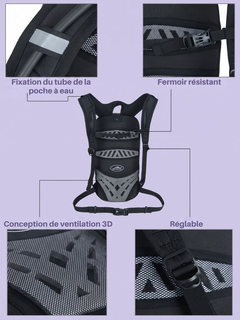 Sac à eau 6L compatible poche à eau, option réservoir