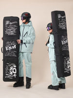 Sac à ski à roulettes, compartiment chaussures