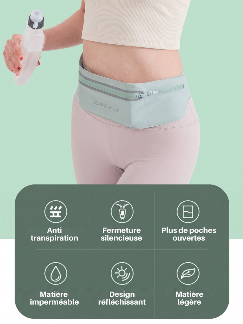 Sac banane running extensible, 5 coloris