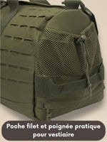 Sac bandoulière tactique 40L, format duffle