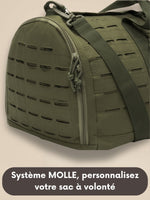 Sac bandoulière tactique 40L, format duffle