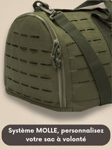 Sac bandoulière tactique 40L, format duffle