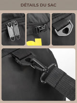 Sac convertible, duffle et sac à dos en un