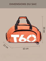 Sac convertible, duffle et sac à dos en un