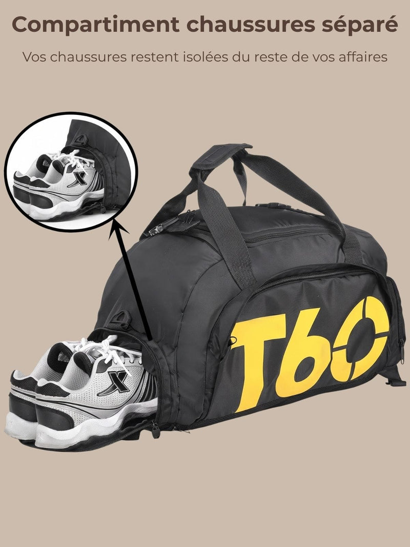 Sac convertible, duffle et sac à dos en un