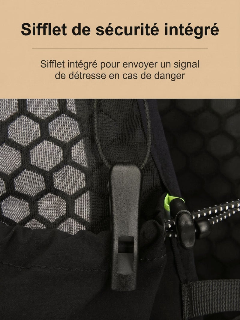 Sac d'hydratation running ultra léger, poche à eau 1,5L