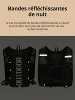 Sac d'hydratation running ultra léger, poche à eau 1,5L