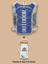 Sac d'hydratation running ultra léger, poche à eau 1,5L