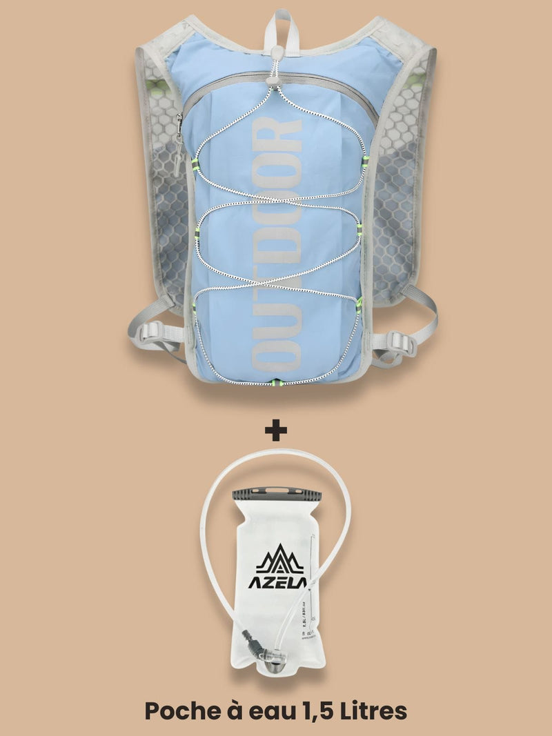 Sac d'hydratation running ultra léger, poche à eau 1,5L