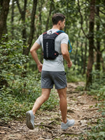 Sac d'hydratation trail 5L, poches avant et dos respirant