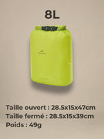 Sac de compression étanche 2 à 8L, Naturehike