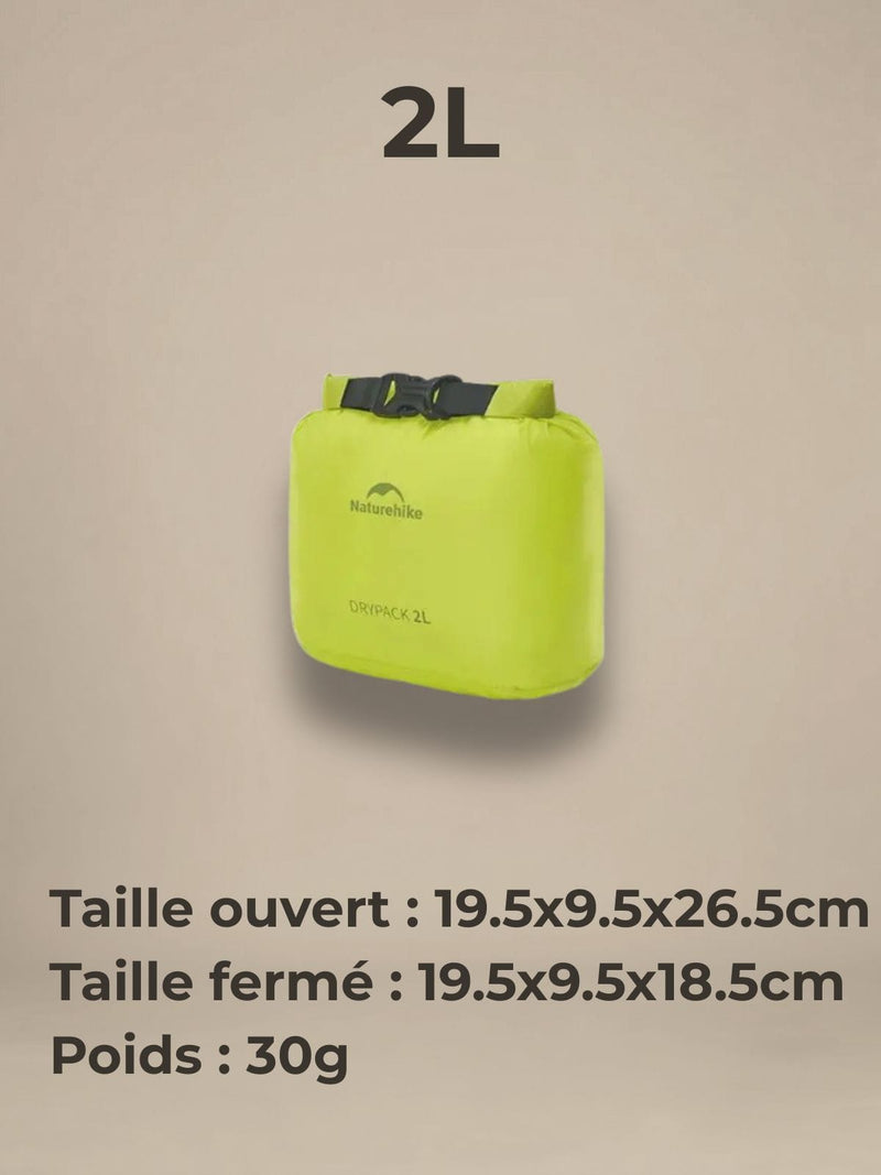Sac de compression étanche 2 à 8L, Naturehike