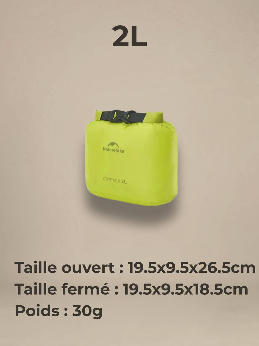 Sac de compression étanche 2 à 8L, Naturehike