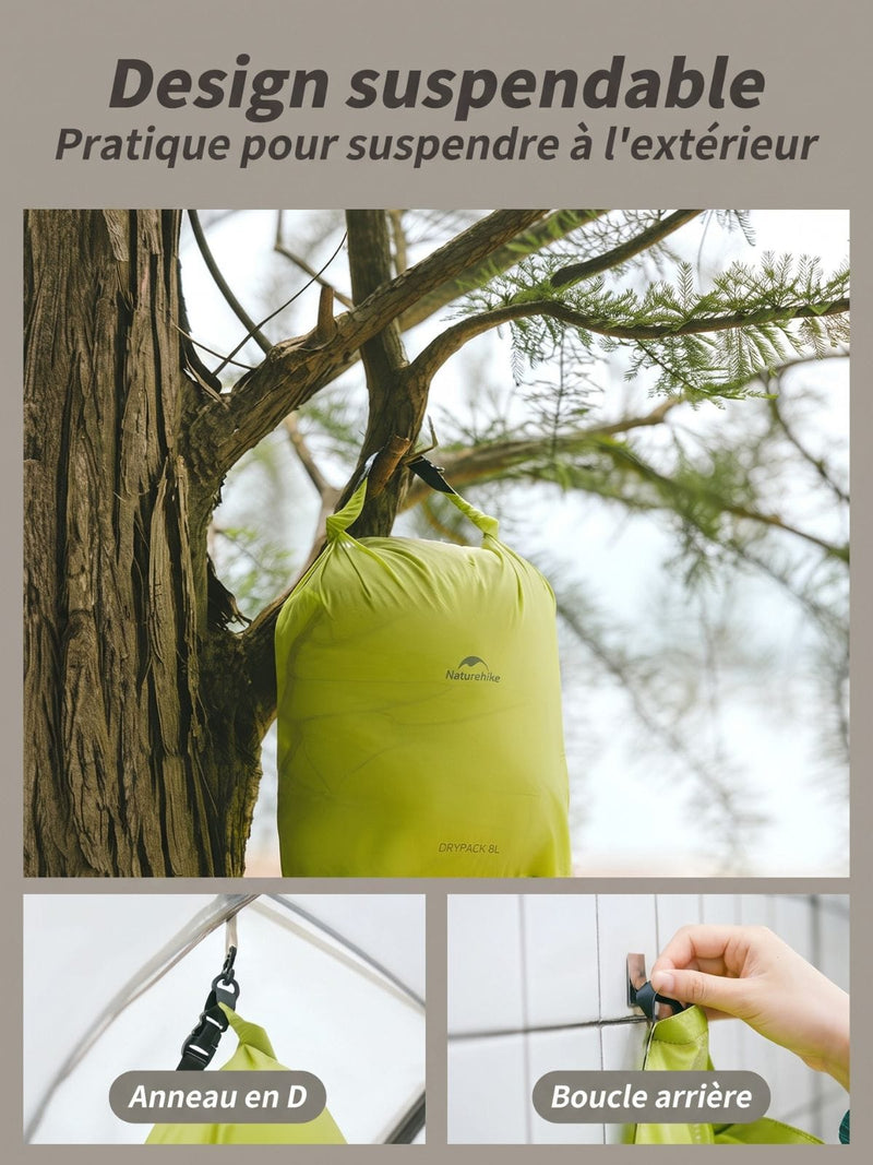 Sac de compression étanche 2 à 8L, Naturehike