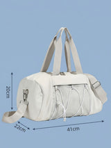 Sac de gym avec poche à chaussures et sec/humide