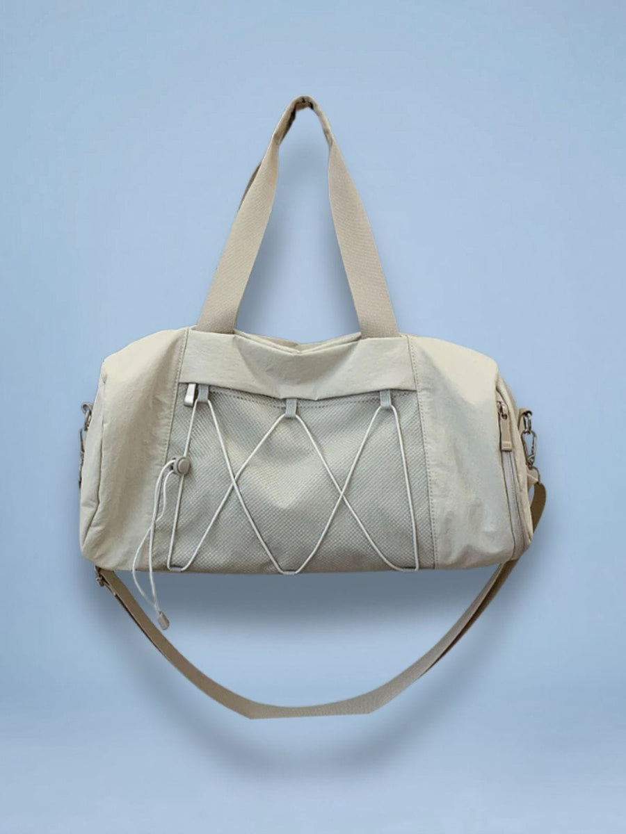 Sac de gym avec poche à chaussures et sec/humide