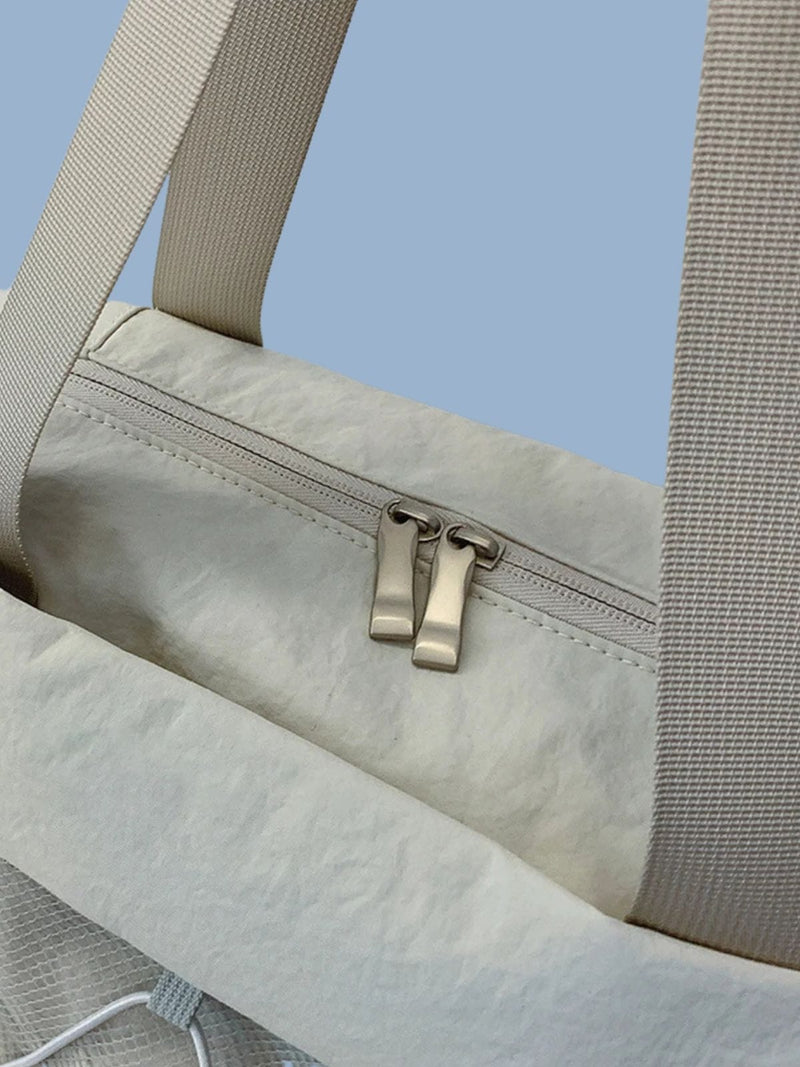 Sac de gym avec poche à chaussures et sec/humide