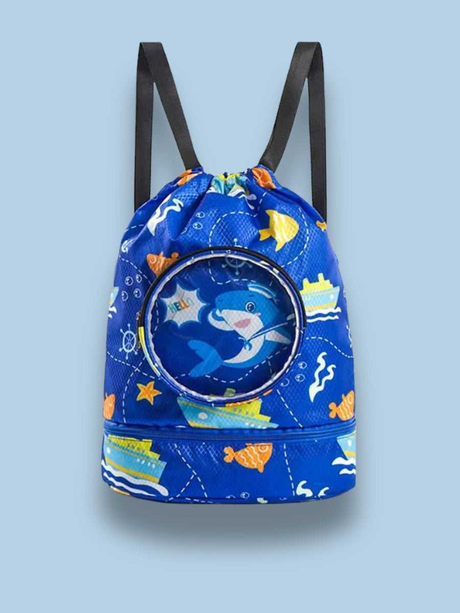 Sac de piscine enfant, imprimé marin