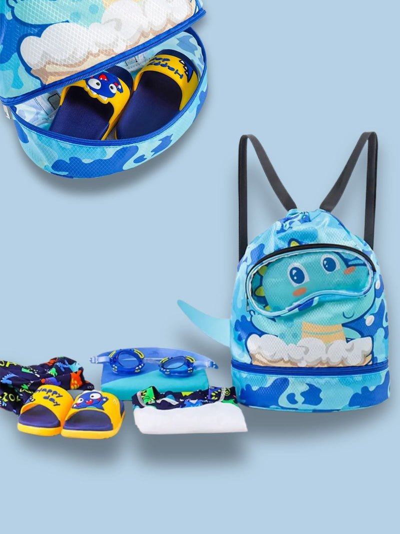 Sac de piscine enfant, imprimé marin