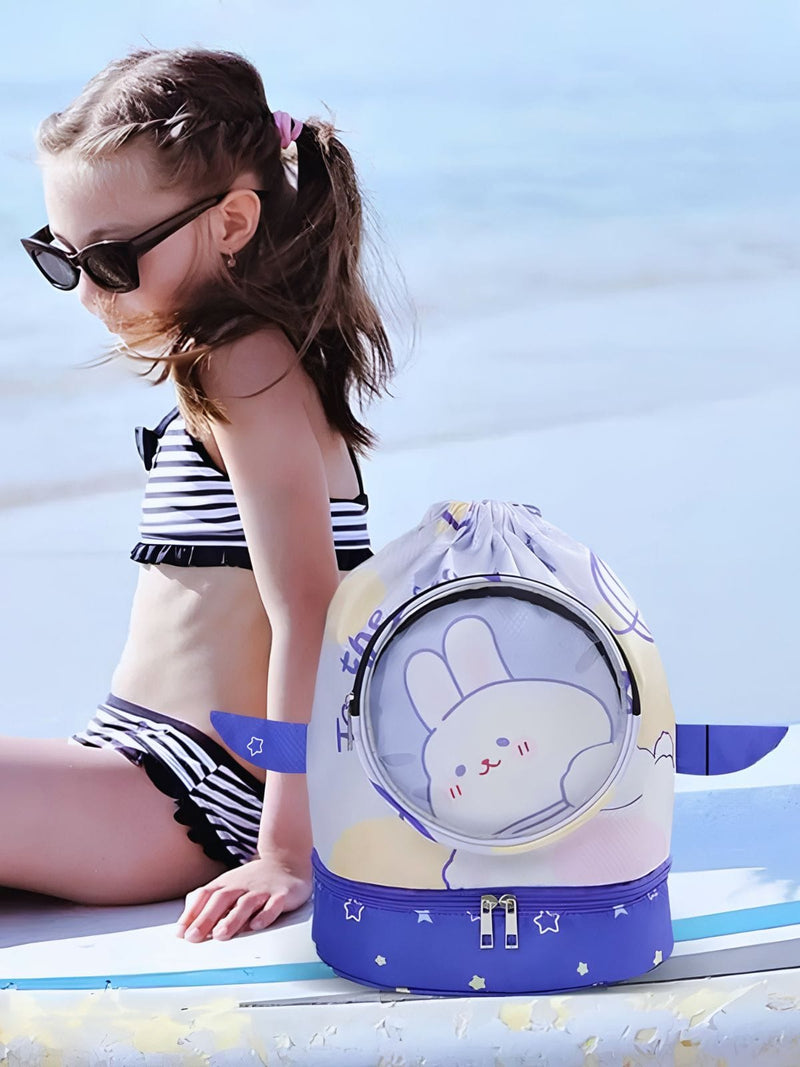 Sac de piscine enfant, imprimé marin