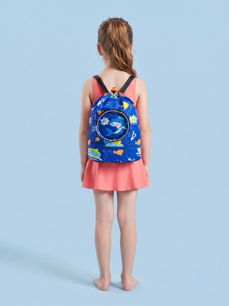 Sac de piscine enfant, imprimé marin