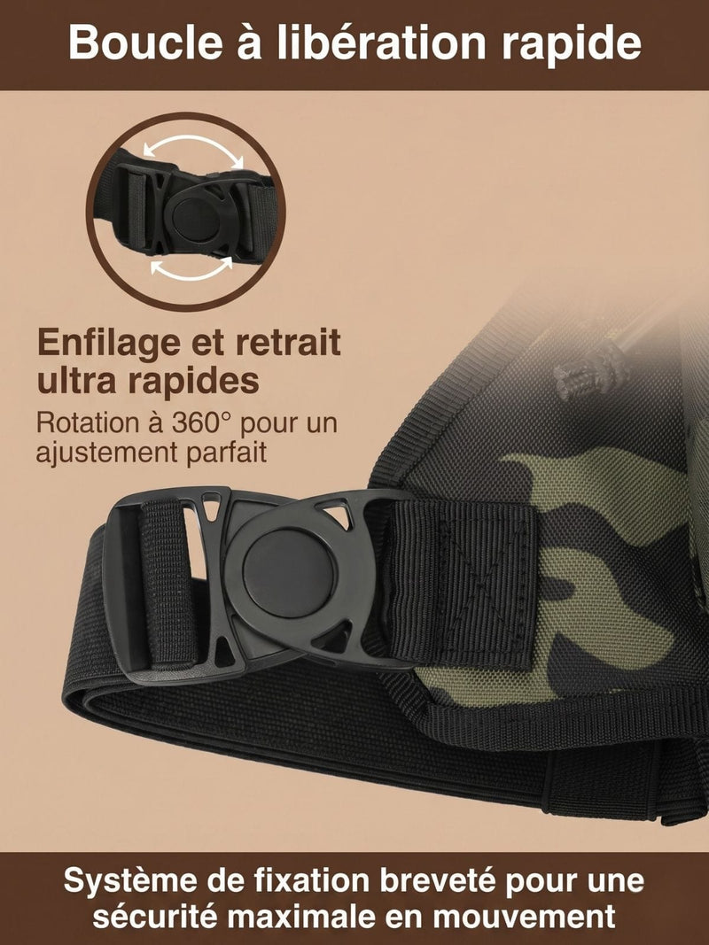Sac de poitrine homme, compatible poche à eau 2L