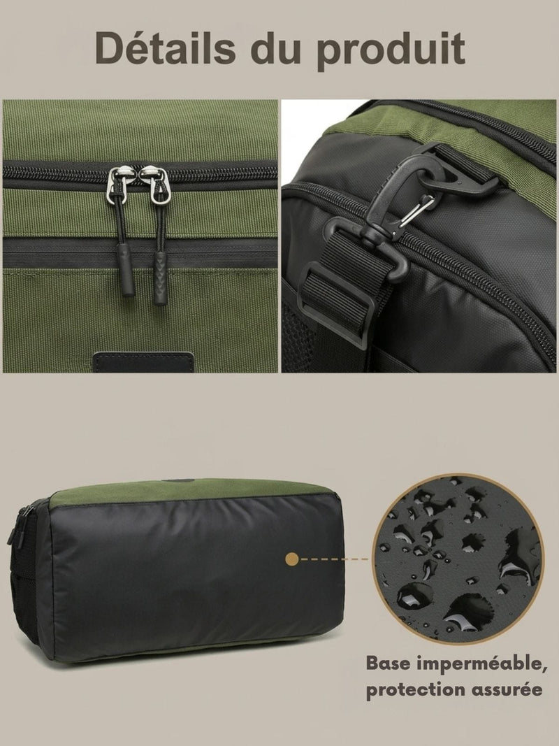 Sac de sport 40L, séparation sec/humide
